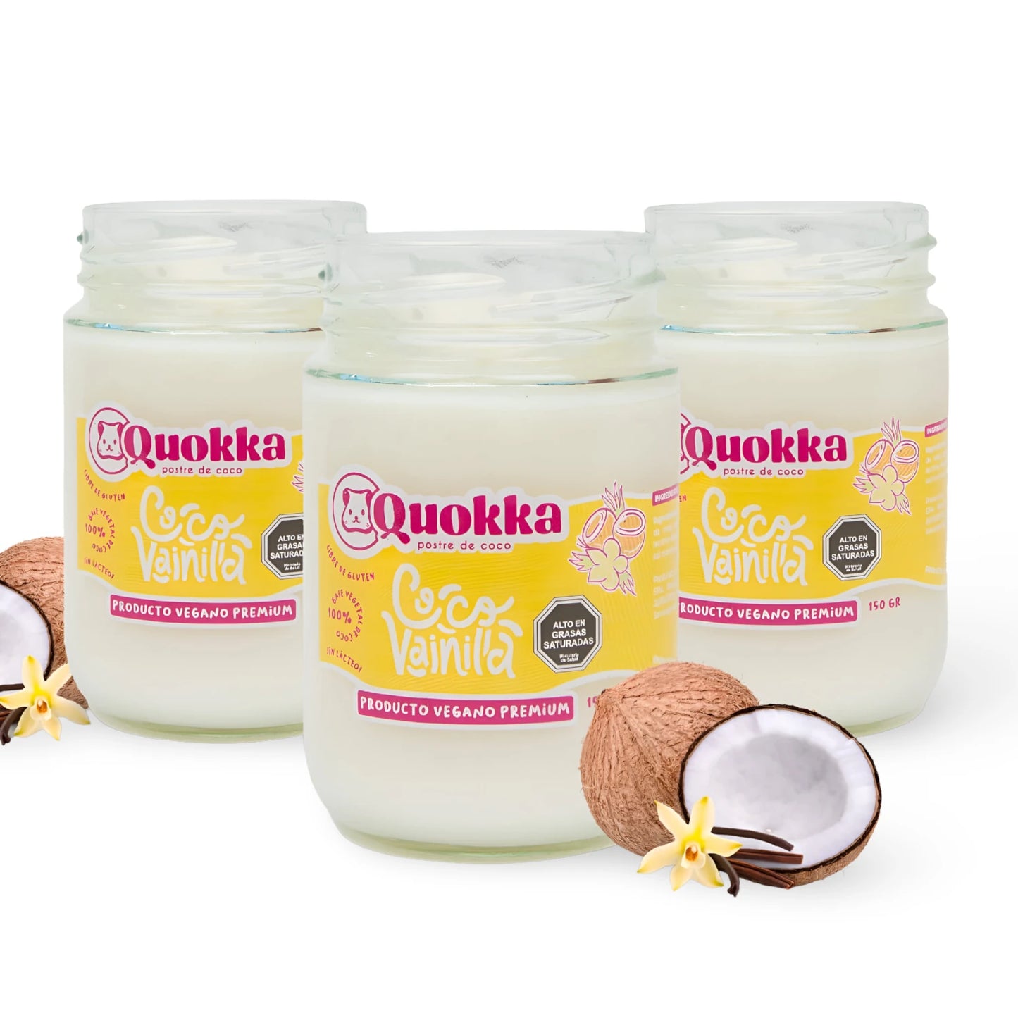 Pack 3 x 150gr. Coco Vainilla
