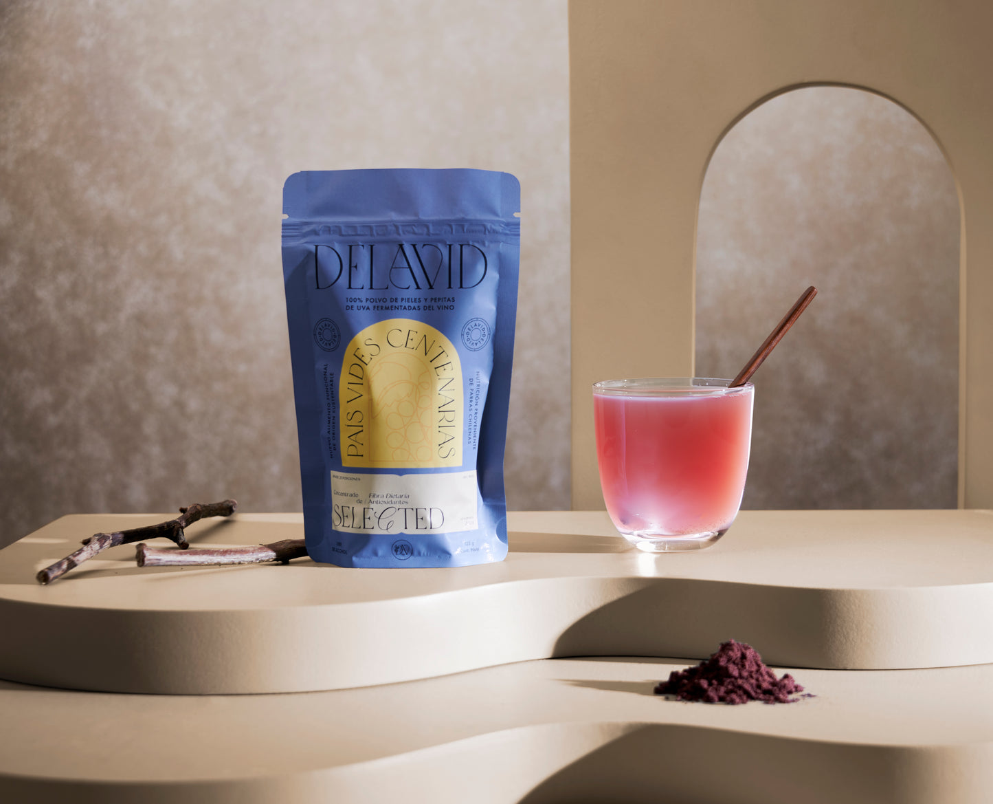 Superalimento de la uva Delavid País Vides Centenarias - 125 gr