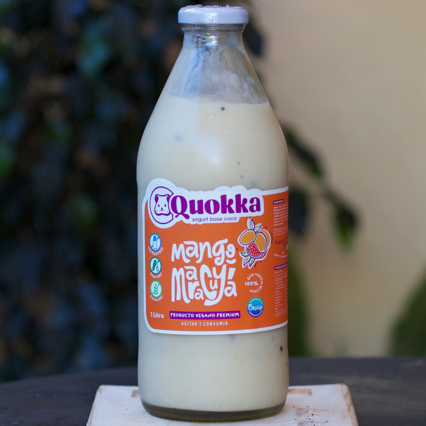 Yogurt Vegano de Coco Mango Maracuyá 1 lt.
