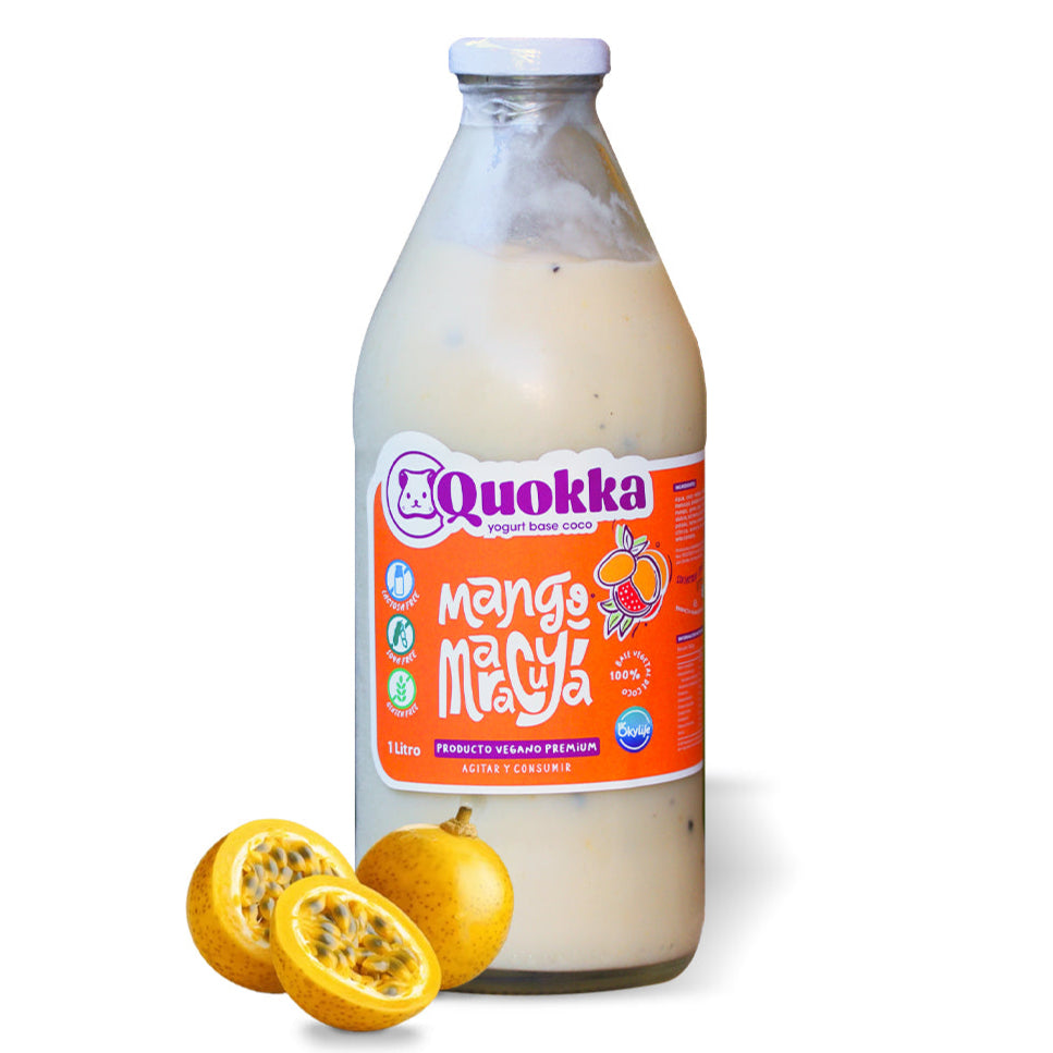 Yogurt Vegano de Coco Mango Maracuyá 1 lt.