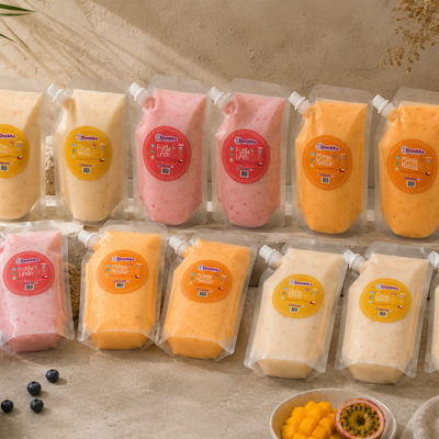 Yogurt Vegano de Coco DoyPack 12 x 500gr Mix Sabores