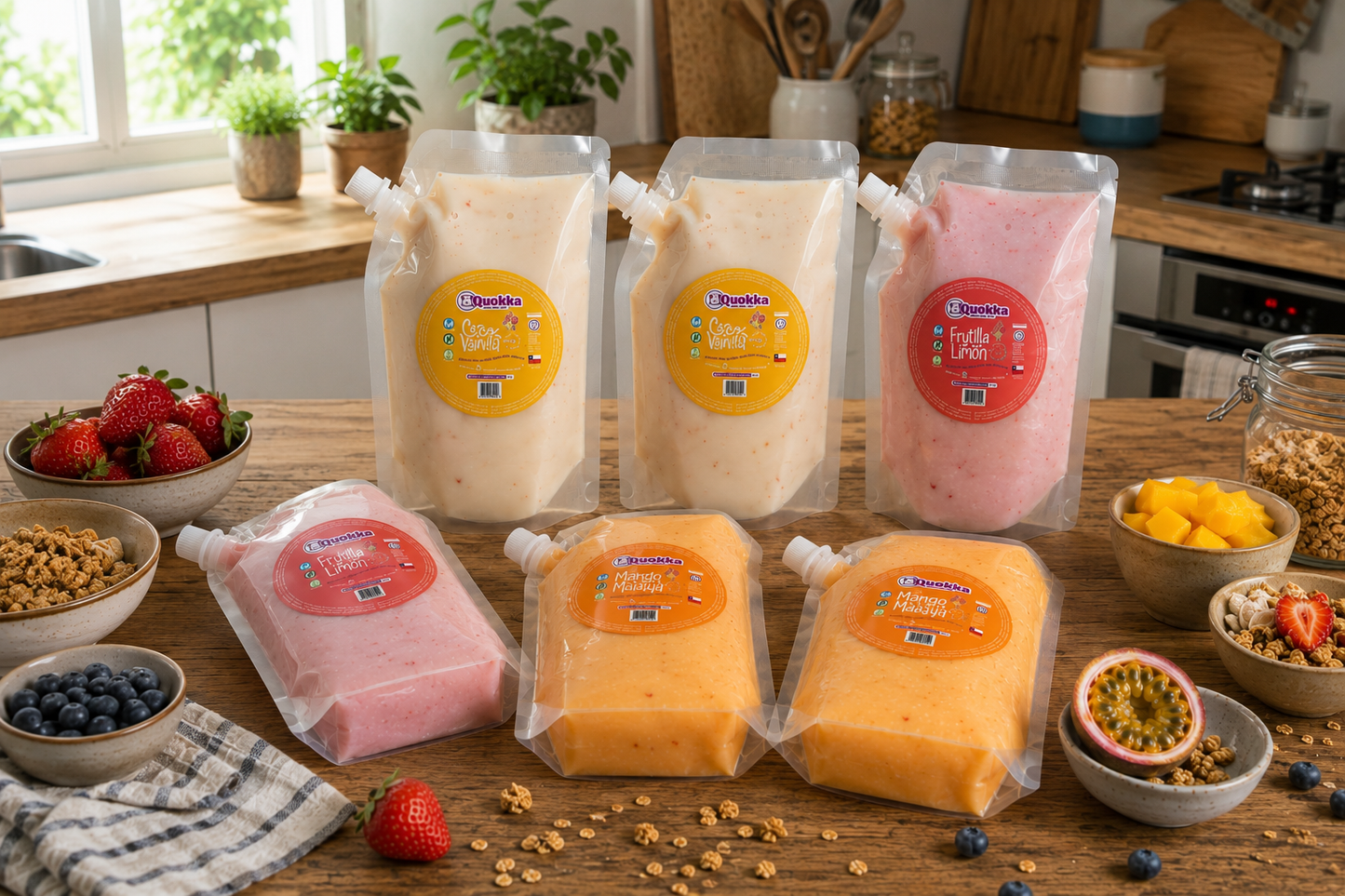 Yogurt Vegano de Coco DoyPack 6 x 500gr Mix Sabores