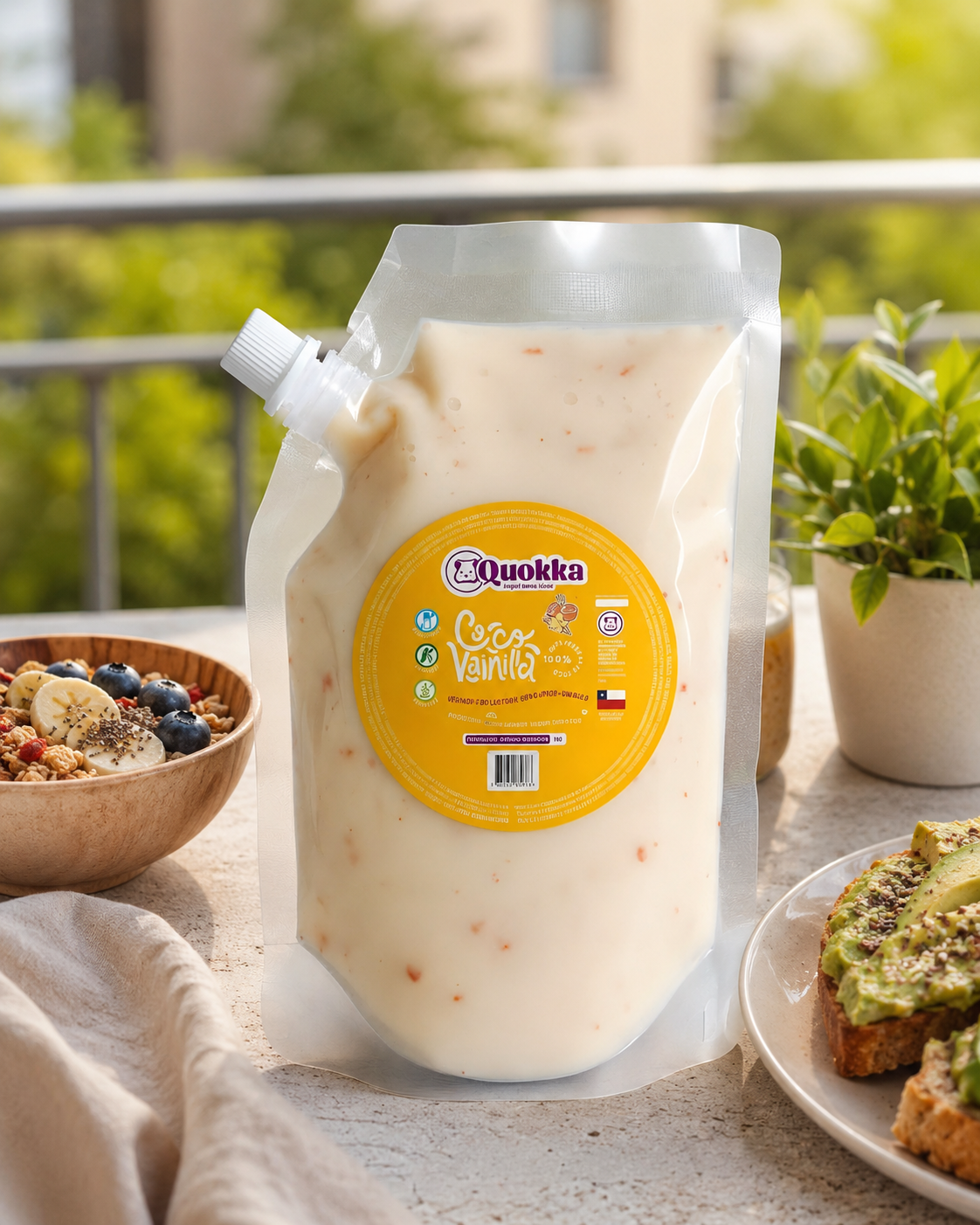 Yogurt Vegano Coco Vainilla DoyPack 1x 500gr