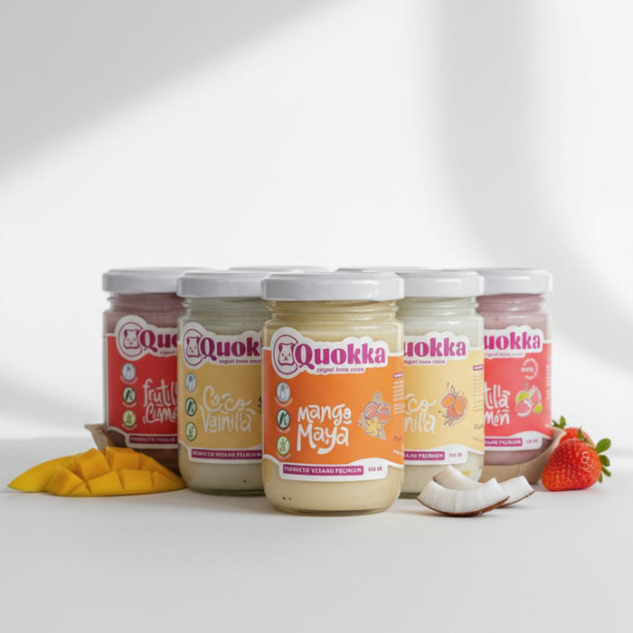 Yogurt Vegano de Coco Pack 6 x 150gr. Mix Sabores