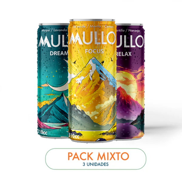 Pack 3 bebida inteligente Mullo