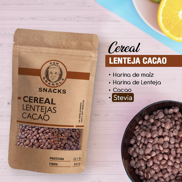 Cereal Lenteja Cacao 100gr