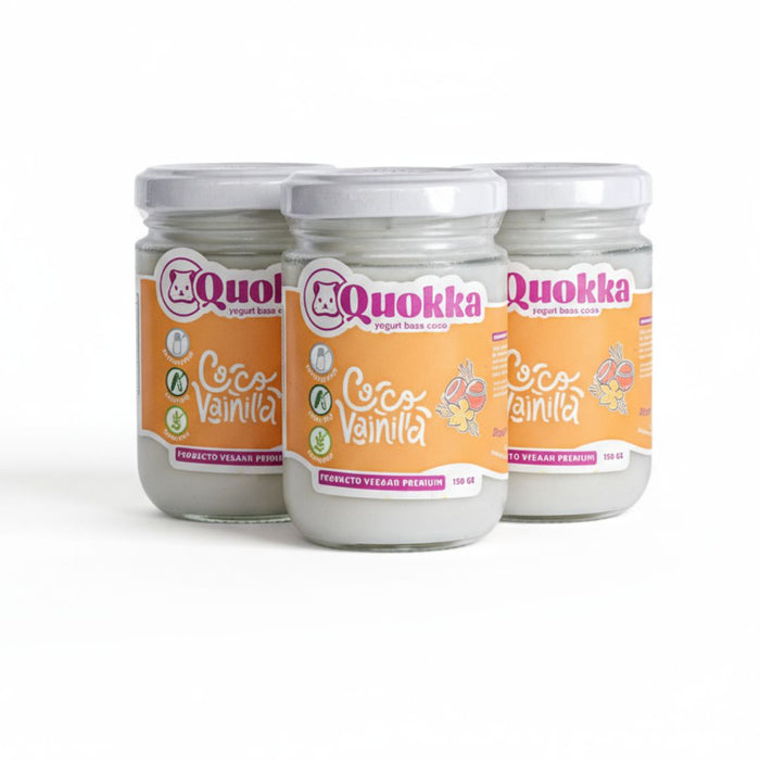 Yogurt Vegano de Coco Pack 3 x 150gr. Coco Vainilla